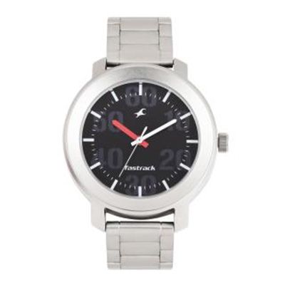 Men Black Printed Dial Watch NG3121SM02C