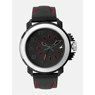Men Black Analogue Watch NK38015PL02_OR2