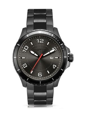 TRYST Manufactured & Serviced by Fossil Men Metallic Watch