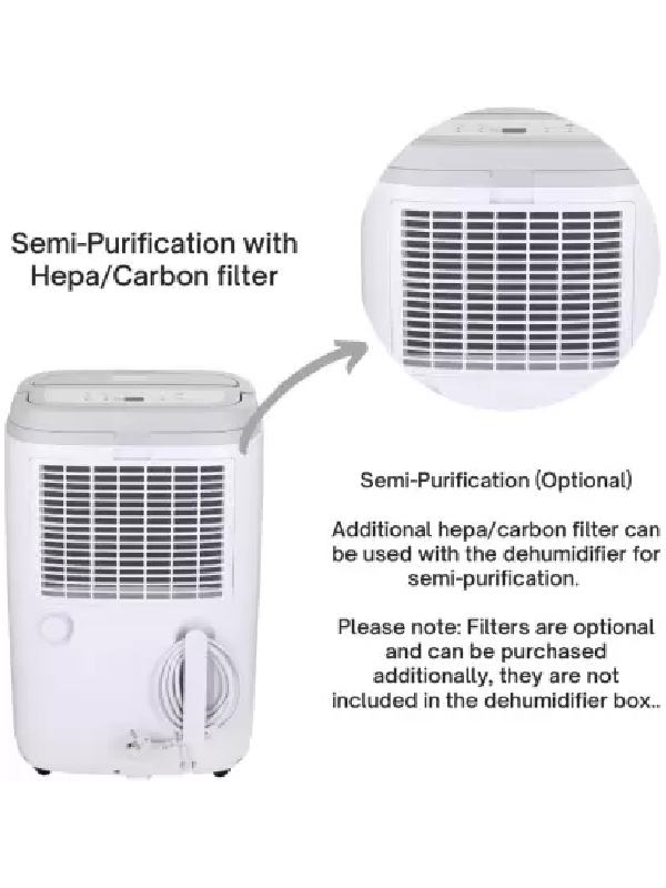 O20 Dehumidifier Semi Airpurifier With Inbuilt Ioniser Hepa And Carbon Filter