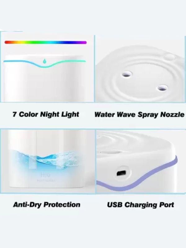 2L Humidifier Cool Mist Humidifier Air Humidifier