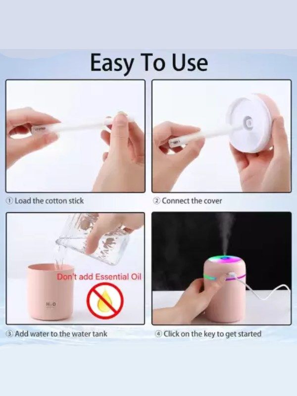 300mL Mini Silent Humidifier