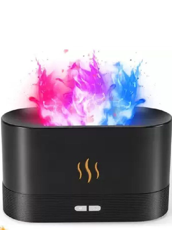 Air Humidifier 7 Colors Flame Light Essential Oil Permitted 180ML