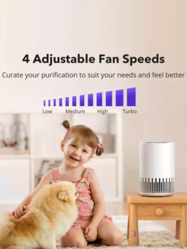 Palay Super Quiet Air Purifier 3 Layer Filtration True Hepa H13 Room Air Purifier