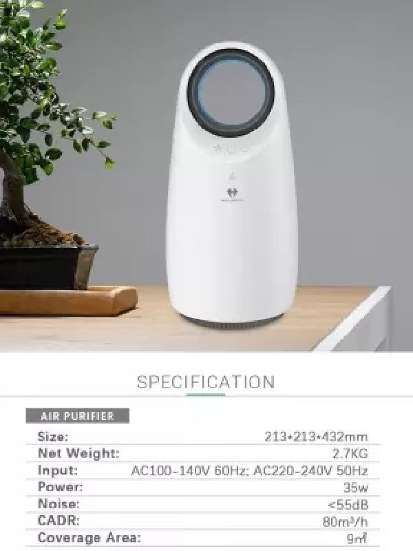 Filo Portable Room Air Purifier White