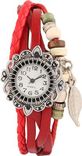 COSMIC RED SILVER BRACELET HAVING  PENDENT Watch - For Women