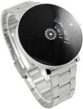 Paidu 58897 Black Dial Stainless Still Belt Analouge Watch For Boys And Girls Watch - For Men & Women