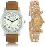 Stylish Couple Combo For Women And Men 00015 With AKS Watch - For Boys & Girls