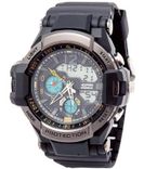 Black Analog-Digital Watch