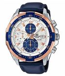 Men Fashion EX306 Blue Leather Analog Men's Watch