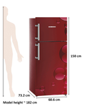 TCr 2620 265 Ltr Double Door Refrigerator