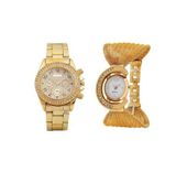Paidu Gold With Zulo Gold  Men And Women Watch For Combo Pack Of2