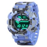 Multi Function LED Army Style Digital Sports Watch For Men's Boys (MT-DWW-1702 A ) -Blue