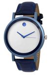 Blue Quartz Analog Blue Round Dial Men's Watch
