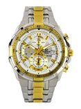 Edifice Men Silver Dial Chronograph Watch EFR-539SG-7AVUDF - EX189