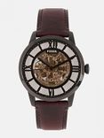 Men Brown Factory Service Analogue Watch