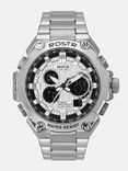 Men Silver-Toned Chronograph Analogue and Digital Watch MFB-PN-SM-1363