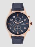 Unisex Navy Blue Analogue Watch MFB-PN-SNT-E26