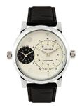 Special Collection Men White & Black Dual Dial Watch 60056 DTL