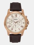 Men Cream-Coloured Analogue Watch FS4991