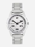 Men Silver-Toned Analogue Watch NK3124SM01