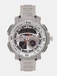 Unisex Grey Analogue and Digital Watch MFB-PN-SKM-1121