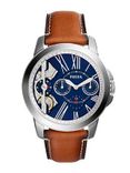 Men Blue Multifunction Skeleton Dial Watch ME1161