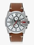 DZ4436 Brown/Silver Analogue Watch