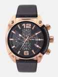 Men Black Analogue Watch DZ4297_SOR