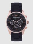 Men Black Chronograph Watch AR5905