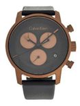 City Men Black Analogue Swiss Made Watch K2G17TC1