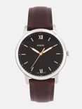 Men Black Solid Analogue Watch FS5464I