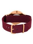 Men Black Classic Roselyn Rose Gold Analogue Watch DW00100269