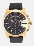 Men Black Analogue Chronograph Watch DZ4344_SOR