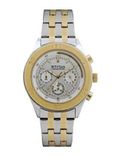 Men Silver-Toned Dial Chronograph Watch NE9324BM01J
