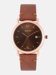 Unisex Brown Analogue Watch MFB-PN-SNT-F13