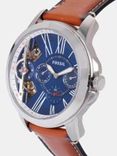 Men Blue Genuine Leather Analogue Watch ME1161_FSS