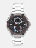 Men Black Analogue and Digital Watch MFB-PN-SM-1361