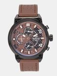 Men Brown & Black Analogue Watch MFB-PN-NF9068L