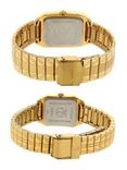 Men Gold-Toned His & Hers Analogue Watch NK15812488YM05