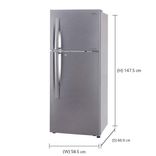GL-N292RDSY 260 Ltr Double Door Refrigerator