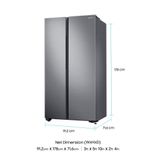 RS72R5001M9 700 Ltr Side-by-Side Refrigerator