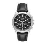 Men Black Analogue Watch AX2604