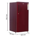 HED-19TBR 190 Ltr Single Door Refrigerator