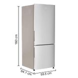 HRB-3404BMS-E 320 Ltr Double Door Refrigerator
