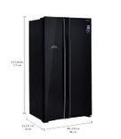 R-S700PND2-GBK 659 Ltr Side-by-Side Refrigerator