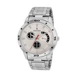 9519SMC3 New Chronograph Pattern Stainless Steel Bracelet Watch Watch - For Men & Women