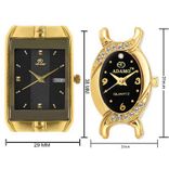 Enchant Couple's Wrist Watch 9151-2468YM02