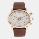 Men Grey Analogue Watch AR2074_OR