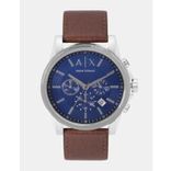 Men Blue Analogue Chronograph Watch AX2501I_SOR
